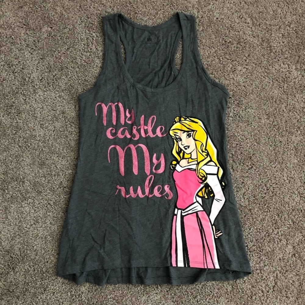 Sleeping Beauty My Castle My Rule Tank Top
